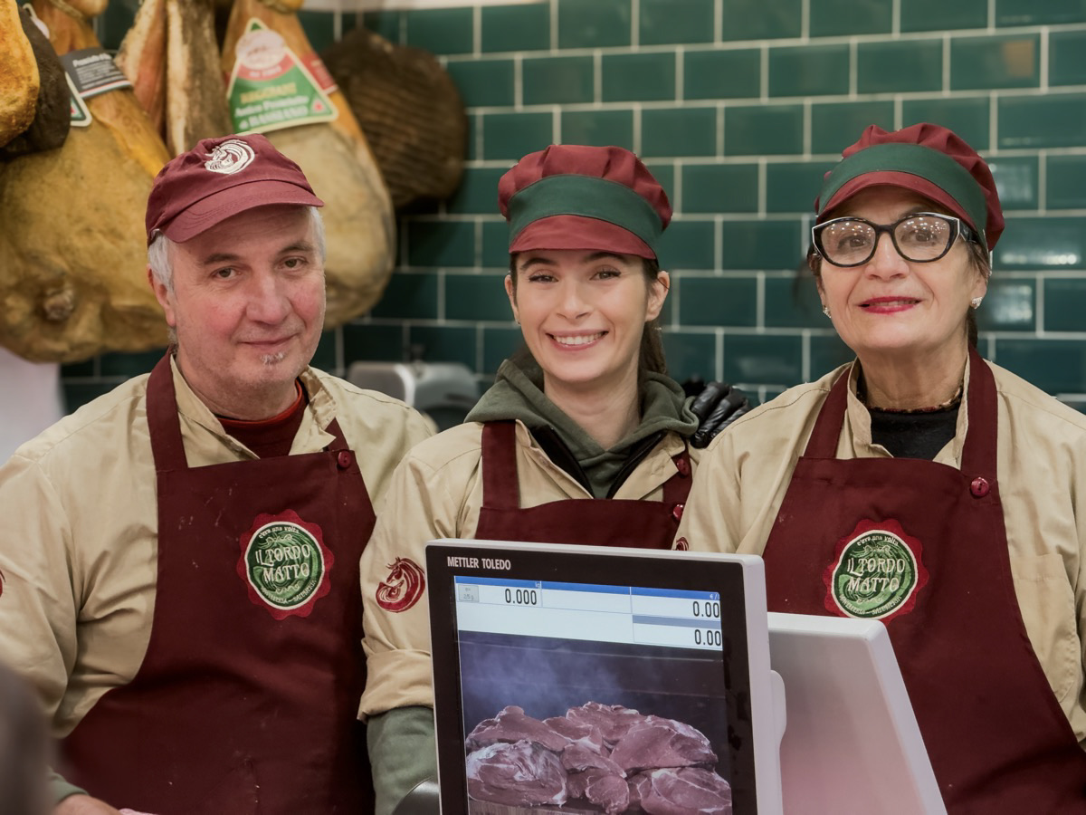 Il team della macelleria Il Tordo Matto